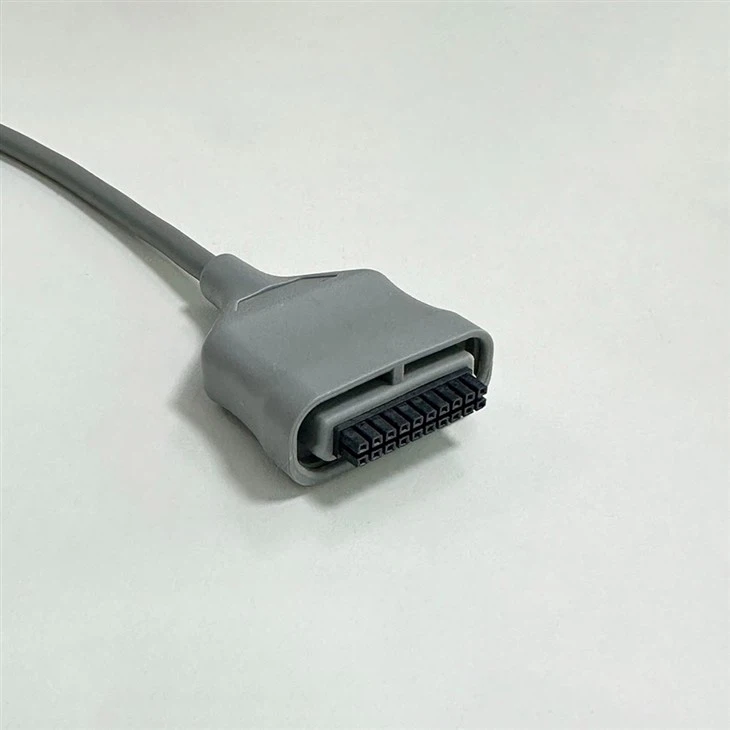 Compatible Edan Holter Ecg Cable 10Lead 20pin For Edan DX-12
