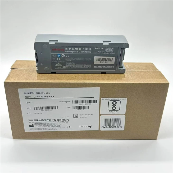 Original LI34I001A Mindray Battery 14.8V 4.5Ah Beneheart D6 0651-30-77120