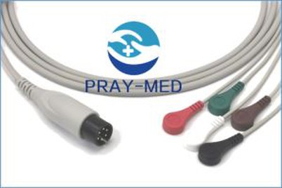 Mindray 6pin 5lead ECG kabel s olovnom žicom IEC isječak