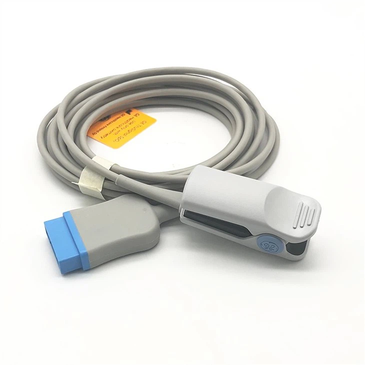 Original TS-F4-GE GE-Ohmeda Reusable Adult Spo2 Sensor 11pin